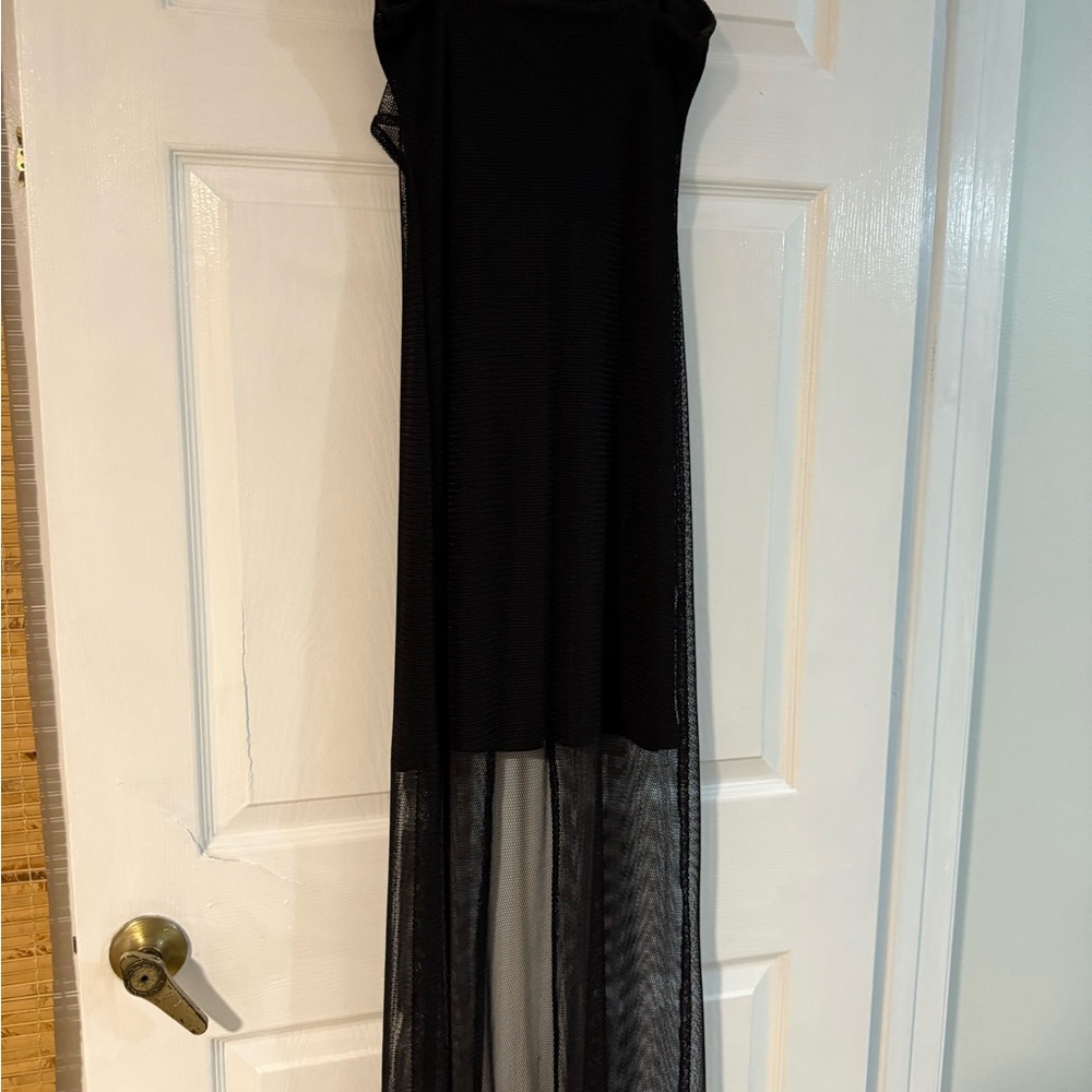 Next Black Strapless Maxi Dress